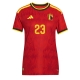 Billige Fotballdrakt Belgia Amadou Onana #24 Replika Hjemmedrakt Dame VM 2026 Kortermet Billige Fotballdrakt Belgia Amadou Onana #24 Replika Hjemmedrakt Dame VM 2026 Kortermet